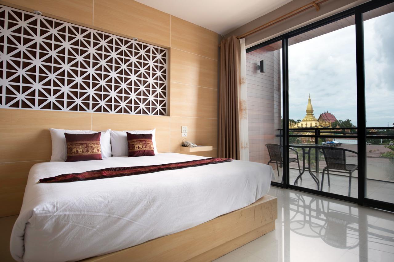 Thatluangview Hotel Vientiane Luaran gambar