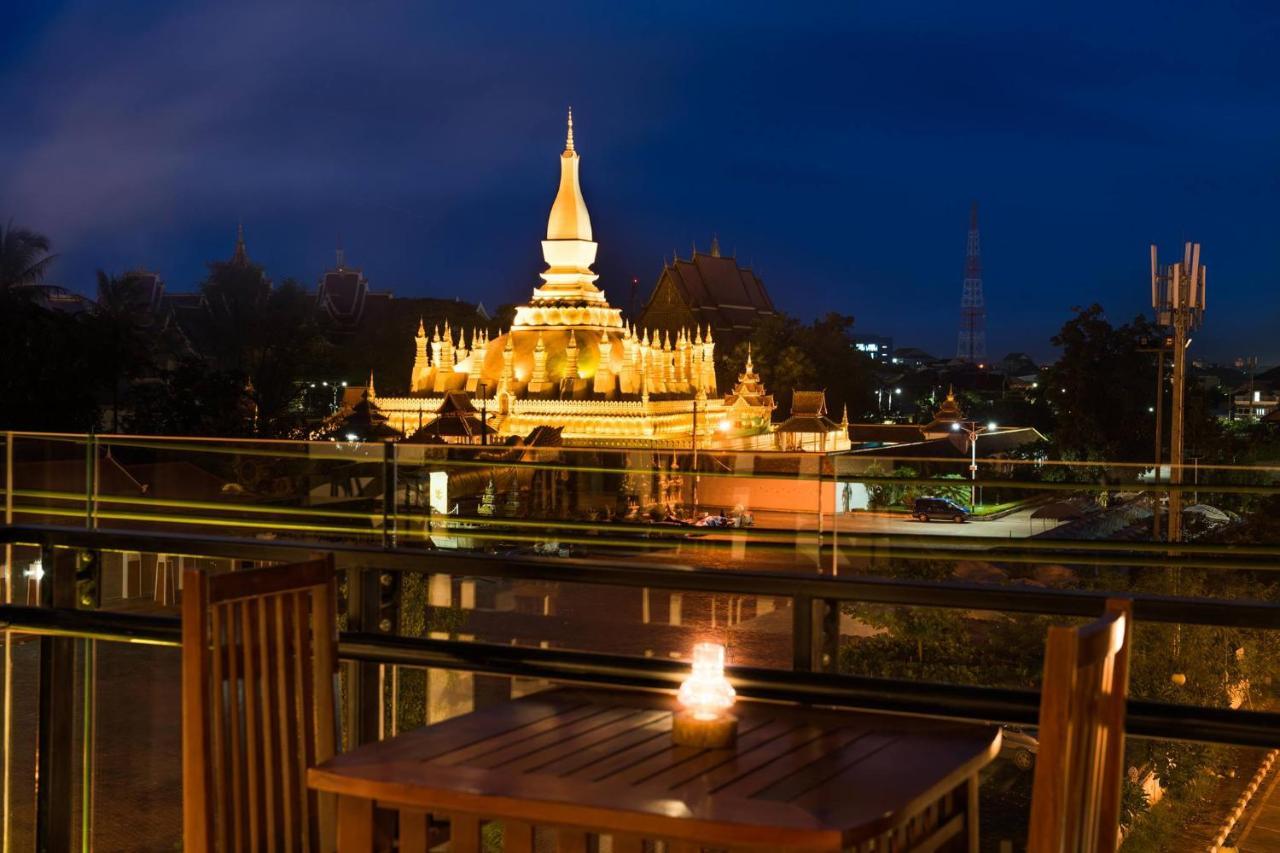 Thatluangview Hotel Vientiane Luaran gambar